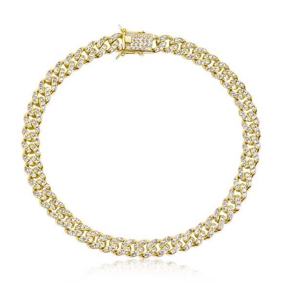 10 MM Gold Micro Cuban Choker - Picture 1 of 1